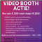 Maak jouw feest onvergetelijk met de Video Booth van Mpresa Feestverhuur!